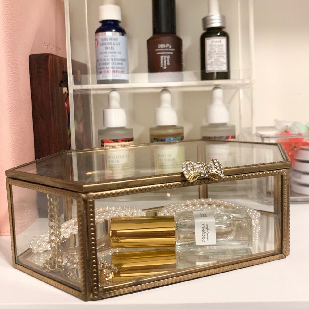 Glass Jewelry box